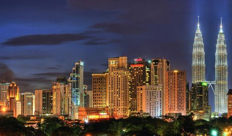 Kl skyline night hdr
